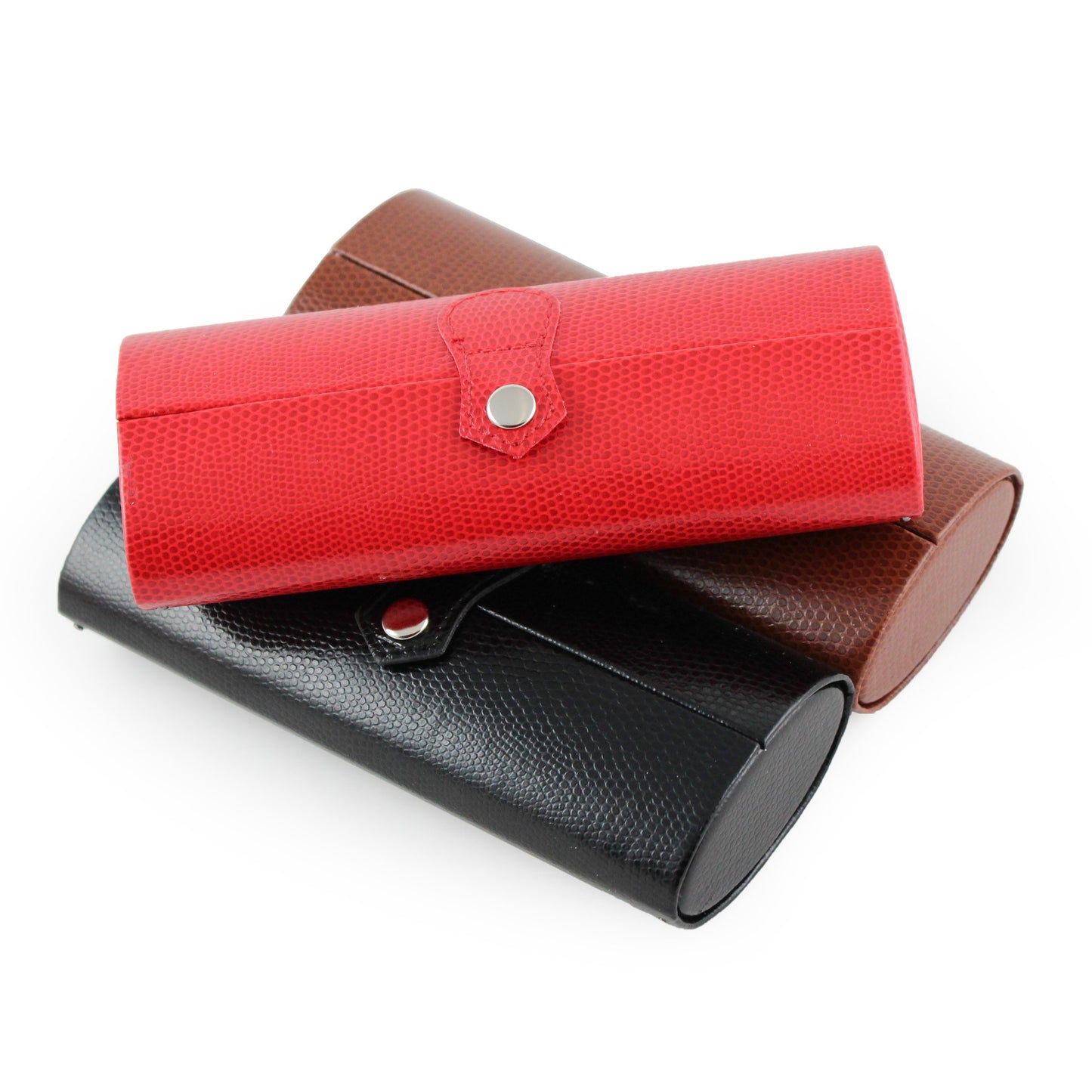 E53LIZ Large Oval Case with Press Stud Closure