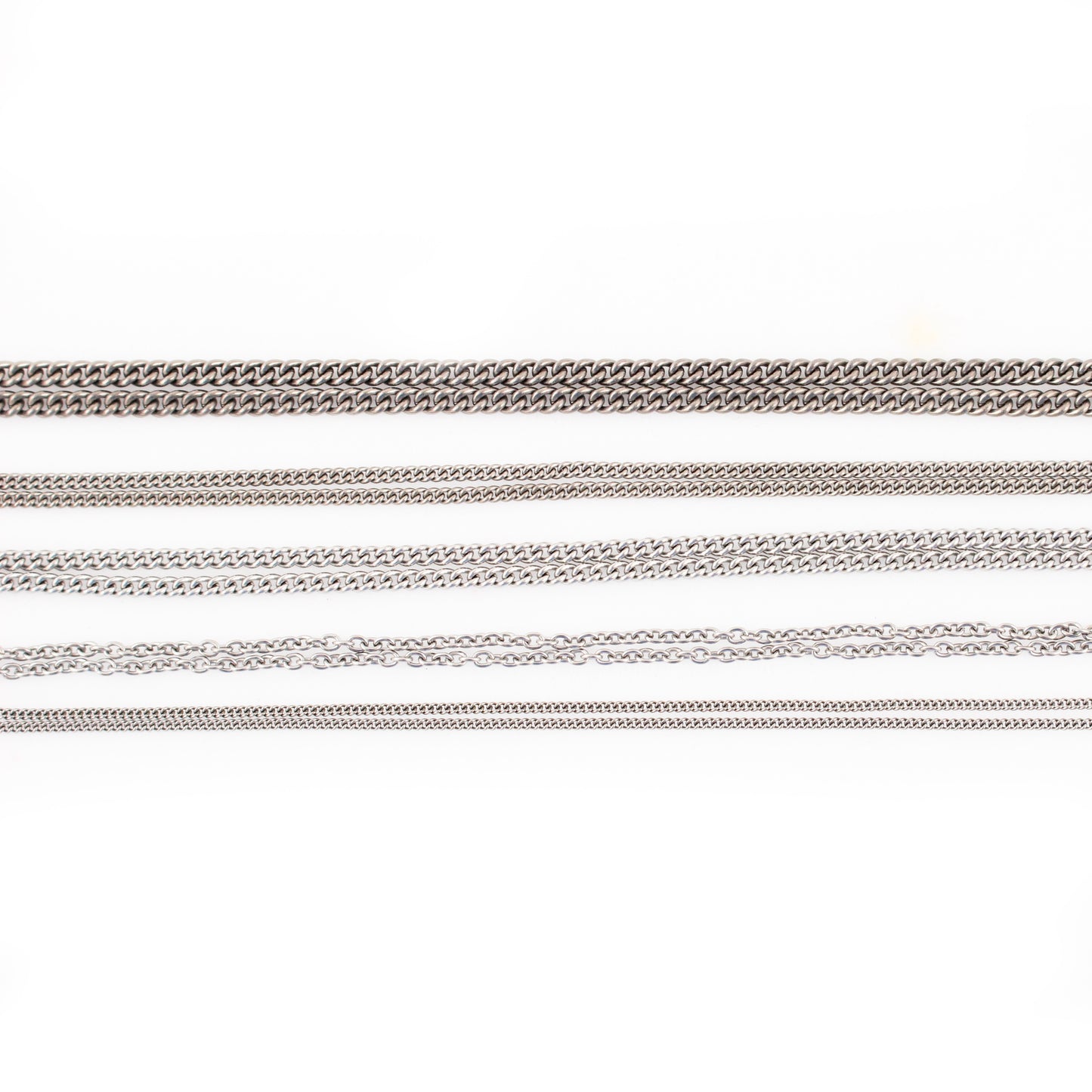 Hypoallergenic Set of 5pc in Titanium and Stainless Steel no.km13