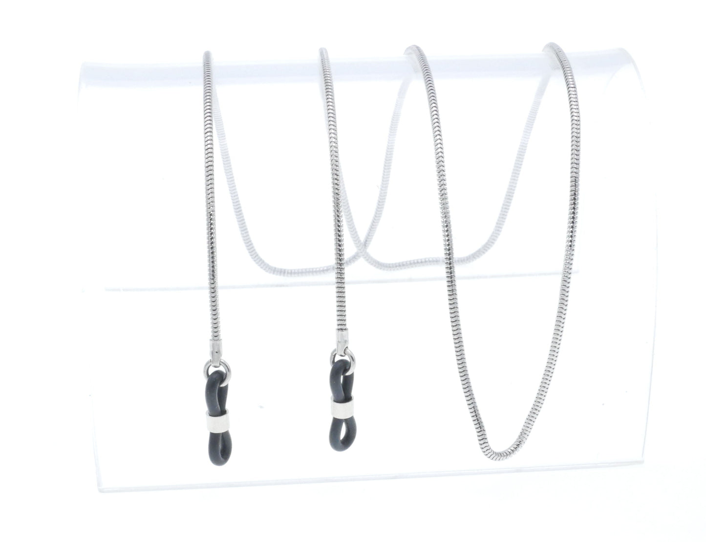 Thin Metal Chain Palladium Set no.km6w