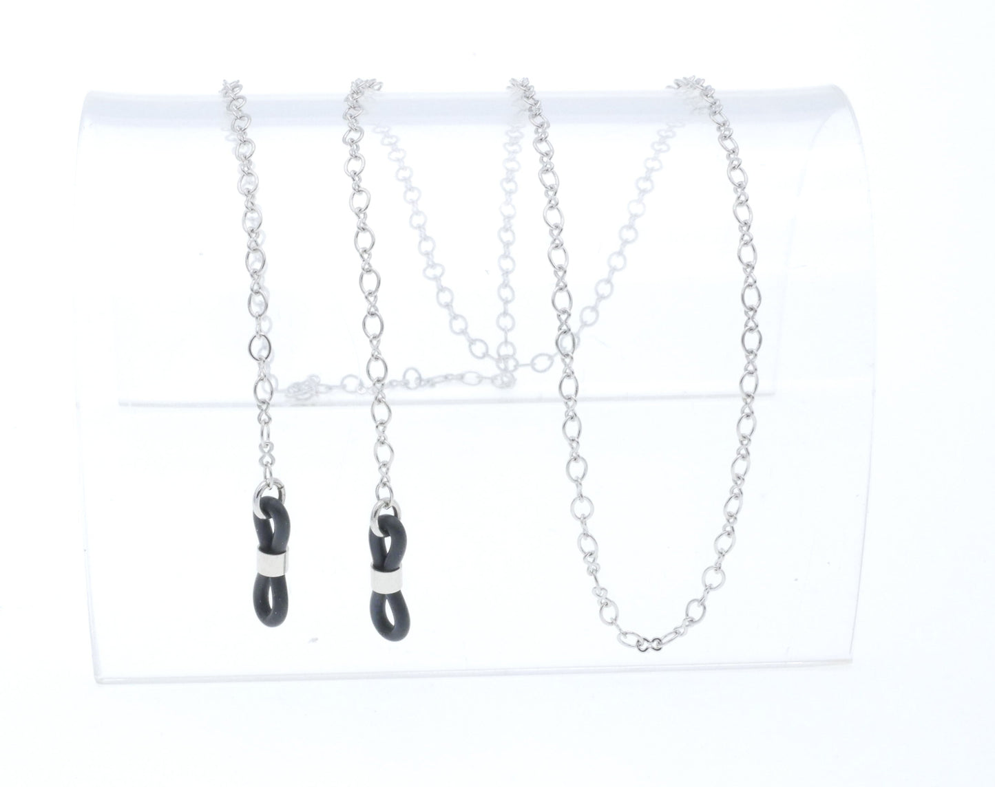 Thin Metal Chain Palladium Set no.km6w