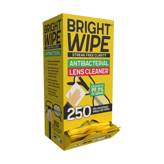 BrightWipes Antibacterial lens wipes 250pcs