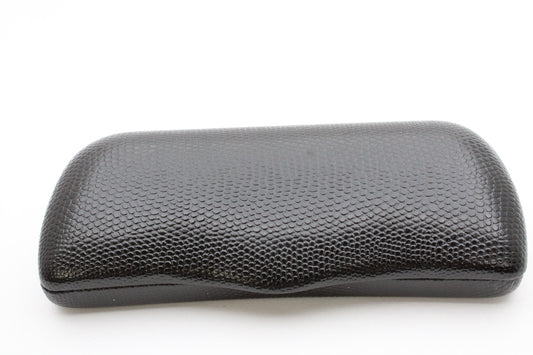J24LIZ Black Vintage Medium Vegan Lizard Hard Case