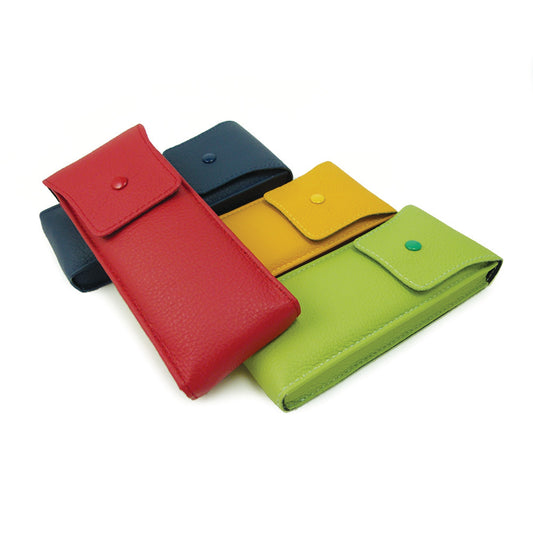 S20 Colourful Italian Leather Pocket Case