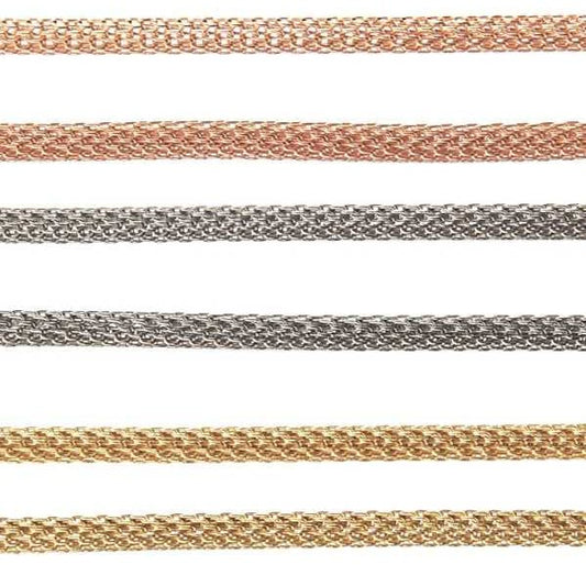 Milanese Link Metal Chain Set of 6 no.km20