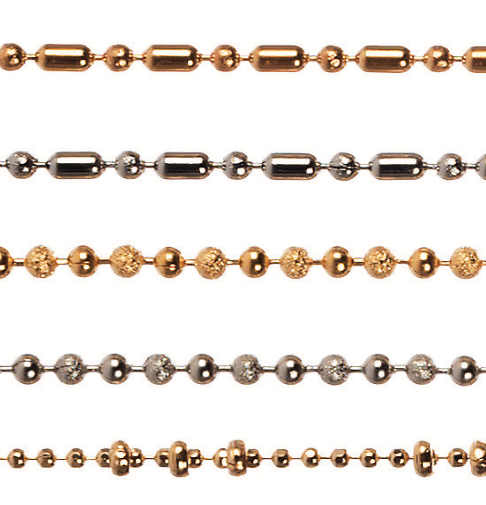 Ball Metal Chain Set of 5pc no.km7